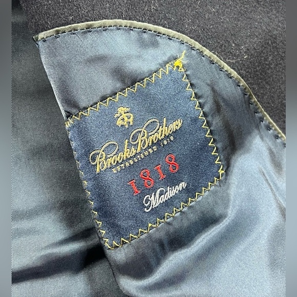 Brooks Brothers 44R Loro Piana 100% Cashmere 1818 Madison Fully Canvassed Blazer - Picture 8 of 15
